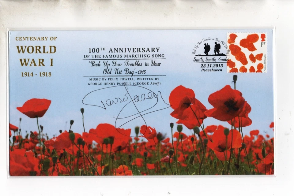 GB Least We Forget Buckingaham Covers FDC signed by David Jason Only Fools Etc - Image 1 of 1