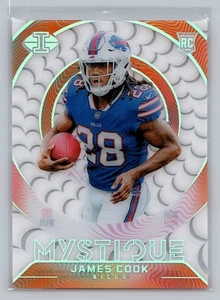 2022 Panini Illusions #M-19 James Cook Mystique Orange - Foto 1 di 2