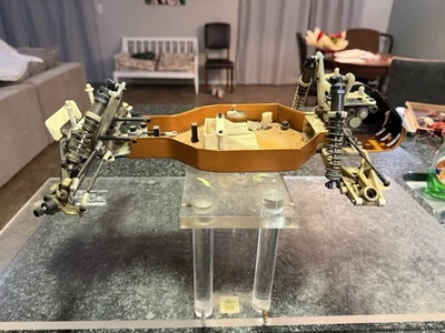 Vintage Team Associated RC10T / B Chassis Gold Pan , Stealth Project !! Basher ! - Image 1 of 4