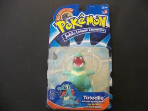 2001 HASBRO POKEMON JOHTO LEAGUE CHAMPIONS TOTODILE W/WATER SQUIRTING ACTION - Picture 1 of 3