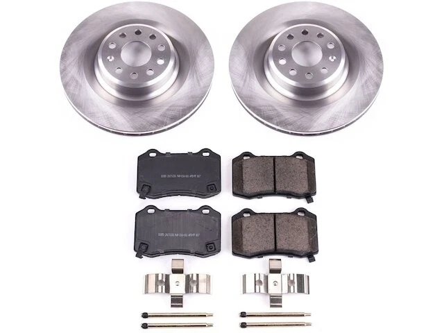 Rear Brake Pad and Rotor Kit For 2012-2021 Tesla S 2013 2014 2015 2016 DJ196YQ - Image 1 of 1