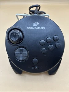 Authentic Original Sega Saturn Black 3D Control Pad MK-80117 OEM - Picture 1 of 8
