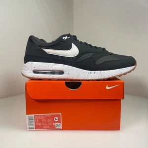 Mens Size 12 Nike Air Max 1 '86 OG G Black White Golf Shoes DV1403 003 - Picture 1 of 8
