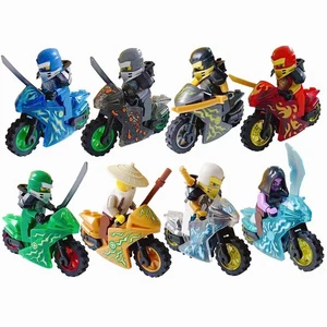 16 piezas Minifigura Moto Ninjago Lasha Ninja Elemental Dragon Ninja Bloques Juguete - Imagen 1 de 9