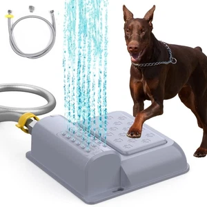 Dog Water Fountain Step On, Paw Activated Dog Sprinker Toy Cool Water for Hot... - Picture 1 of 6