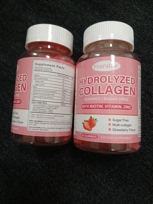 Collagen Gummies Women Sugar-Free,  Biotin, Vitamin, Zinc - Image 1 of 2