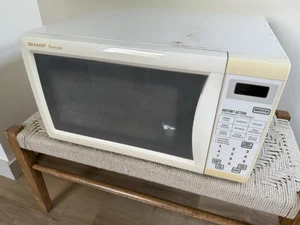 🍊Vintage 2000 Sharp Carousel Countertop Microwave Oven White | Model R-308DW - Picture 1 of 11