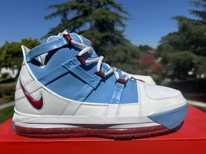 Nike Zoom LeBron 3 Shoes Houston Oilers Blue Red QS Men’s Size 10 (2022) III - Picture 1 of 15