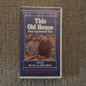 PBS This Old House Bob Vila Norm Abram Home Improvement Video VHS Tape - Picture 1 of 3