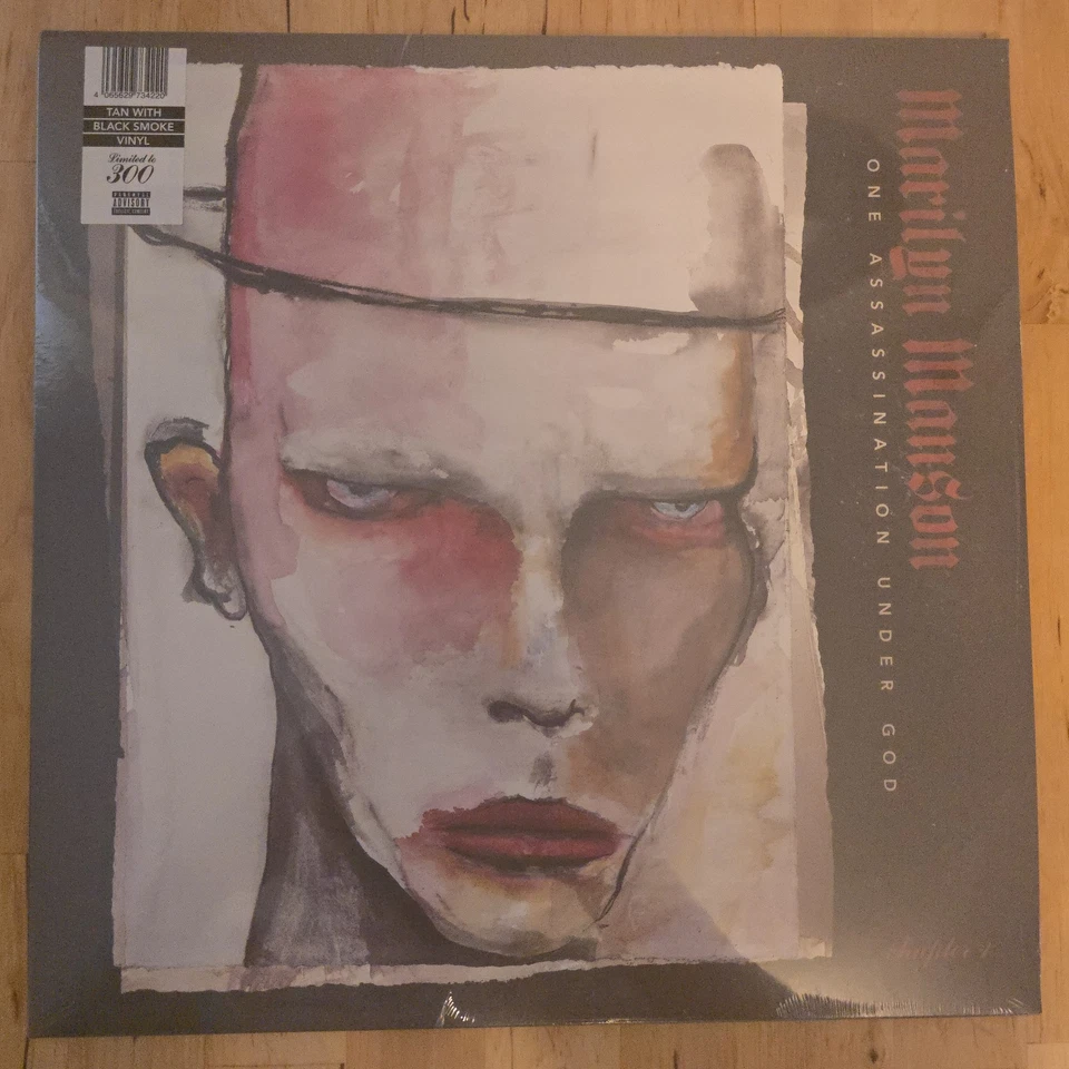Marilyn Manson - One Assassination Under God Chapter 1 Tan Black Smoke /300 - Image 1 of 3