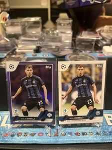 2022-23 Topps UEFA MILAN 1ª Edición Nicolo Barella Lámina Púrpura/30 Sp Lote Base - Imagen 1 de 5