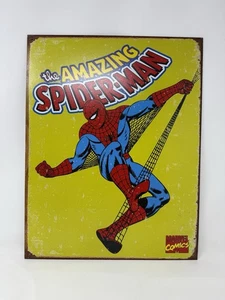 "THE AMAZING SPIDER-MAN" BLECHSCHILD - 16" X 12 1/2" - BRANDNEU - Bild 1 von 7