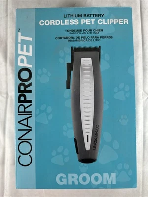 Conair PRO Batería de Litio Cable para Mascotas/Cortadora Inalámbrica para Mascotas (PGF100) - NUEVO EN CAJA Foto 1 de 4
