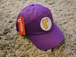Official Nintendo WALUIGI "L Logo" Hat, Nintendo Store NYC, Mario Merch RARE - Picture 1 of 8