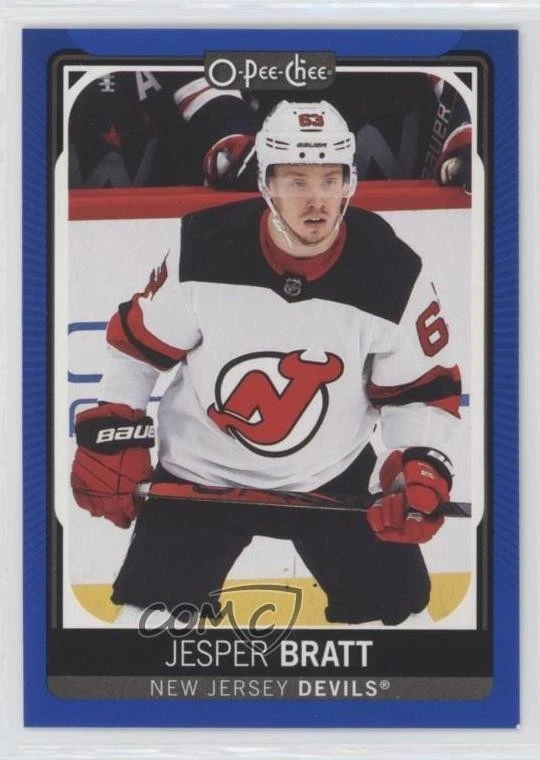 2021-22 O-Pee-Chee Blue Border Jesper Bratt #98 - Image 1 of 2