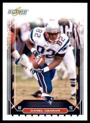 2006 Score #167 Daniel Graham Patriots - Image 1 of 2