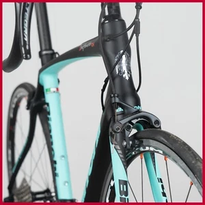 NOS Bianchi INFINITO CV CARBON SHIMANO ULTEGRA 11s road bike rim brakes Size 55 - Picture 1 of 23