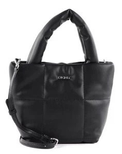 DKNY Poppy Mini Tote Handtasche Umhängetasche Black / Silver Schwarz - Bild 1 von 5