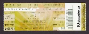 2009 JAY-Z Concert 10/16 Full Ticket GENERAL MOTORS PLACE Canada THE BLUEPRINT 3 - Foto 1 di 12