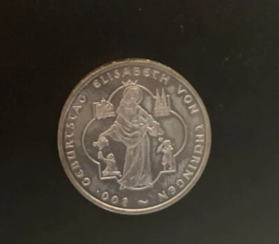 10 EURO Gedenkmünze " 800. Geburtstag Elisabeth von Thüringen " 2007  Silber st - Bild 1 von 2