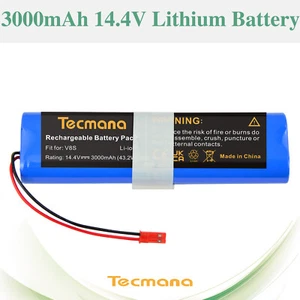 3AH 14.4V Li-ion Akku Für Medion MD18500 MD18501 MD18600 ILIFE V5s V3s Pro X750 - Bild 1 von 7