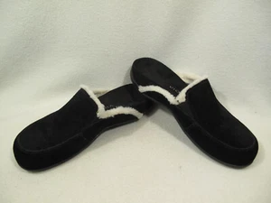 Vionic Sharon Damen-Pantoletten Größe 9 schwarz Wildleder Fleece-Besatz Ortho Komfort - Bild 1 von 19