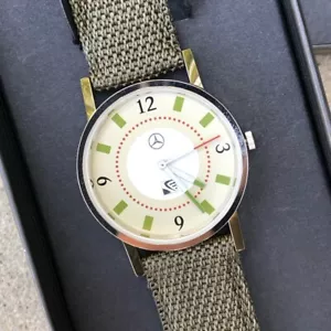 Vintage Mercedes Edition M-Class Water Resistant Wrist Watch Green Original Box - Picture 1 of 9