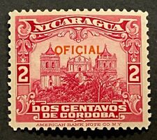 Travelstamps: Nicaragua Official Overprint Stamps - 2 Centavo Mint MNH OG