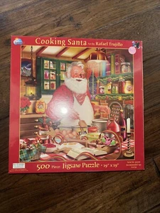 SunsOut Cooking Santa 500 piece puzzle - Picture 1 of 2