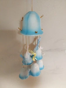 ARTMARK HAND-CRAFTED PORCELAIN BISQUE BELL WIND CHIMES #51833 NIB - Picture 1 of 2
