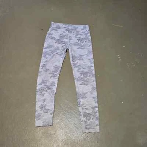Athleta G!RL Mid Rise Gray Printed Chit Chat Tight Leggings Girls Size XXL 16 - Picture 1 of 3