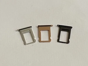 Genuino Apple iPhone 8 Impermeable Bandeja para Tarjetas SIM Soporte para Chips - Imagen 1 de 7