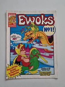 November 1987 Number 1 #1 Ewok UK Star Wars comic by Marvel - Foto 1 di 10