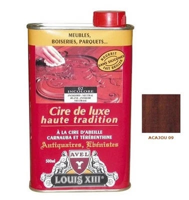AVEL LOUIS 13 CIRE BOIS LIQUIDE LUXE HAUTE TRADITION AVEL ACAJOU 0.5L