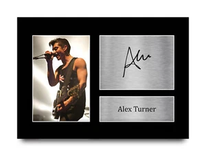 Alex Turner signiertes vorgedrucktes Autogramm A4 Foto Geschenk für einen arktischen Affen Fan - Bild 1 von 17
