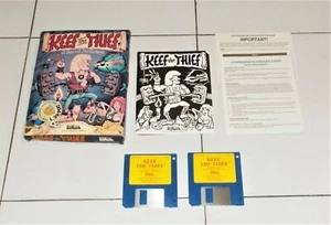 Gioco Amiga KEEF THE THIEF Electronic Arts 1989 in BOX no Pc Commodore Floppy - Picture 1 of 1