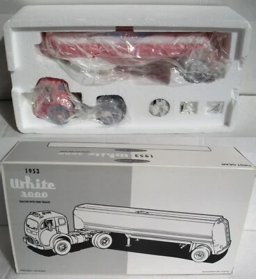 First Gear 1/34 1953 White-3000 Esso trator de aviação reboque petroleiro 19-1934 novo na caixa - Imagem 1 de 3