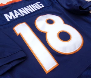HOF Peyton Manning Denver Broncos SEWN Nike Vapor Jersey NFL 100 LEGEND - Picture 1 of 9