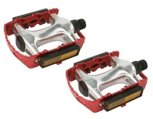 Steel Bicycle Bike Alloy PedaIs 9/16" Pedal Size Mountain Beach Cruiser MTB BMX - Picture 1 of 5