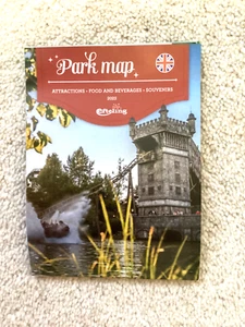 Efteling Theme Park Map 2023 English Version Mint Condition Holland Theme Park - Picture 1 of 3