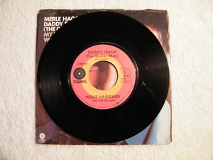 MERLE HAGGARD - Daddy Frank (The Guitar Man) - 45 CAPITOL 3198 PS - Country - Picture 1 of 5