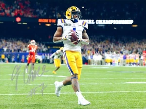 Ja'marr Chase Signed 8x11 LSU with Certificate of Authenticity  - Bild 1 von 3