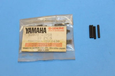 NOS 雅马哈弹簧销数量 4 TT500 XT125 XT200 XT500 部件# 91609-25018-00 — 第 1/4 张图片