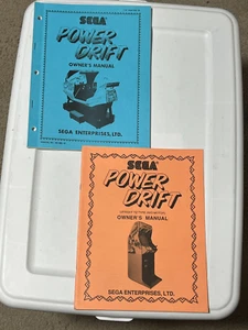 2-SEGA FACTORY ORIGINAL POWER DRIFT OWNER'S MANUAL WITH SCHEMATICS - Picture 1 of 1