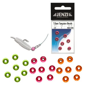 Jenzi Tasty Gums perlas de tungsteno redondas - Imagen 1 de 7
