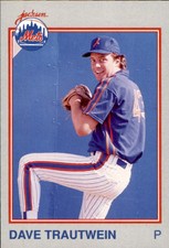 1989 Jackson Mets Grand Slam #8 Dave Trautwein Barrington Illinois Baseball Card