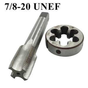 7/8" -20TPI Tap and Die Set HSS Right Hand Thread 7/8-20UNEF Tap 7/8- 20UNEF Die - Picture 1 of 6