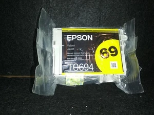 Cartucho de tinta amarilla GENUINO Epson 69 T0694 para lápiz óptico NX105 NX110 NX115 NX215 - Imagen 1 de 2