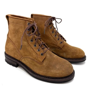 Botas Filson Para Hombre Talla 9 Servicio Whisky Cuero Tostado Roughsout Vibram Militares - Imagen 1 de 11