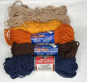 Posten Teppichgarn Polyester, insgesamt 7 Unzen - Bild 1 von 2